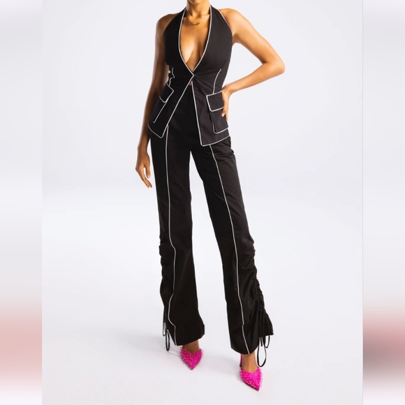 Pant Set in Black - Picture 2 of 3